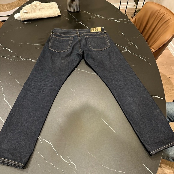 Ralph Lauren Double RL Men's Indigo Jeans - Picture 3 of 4